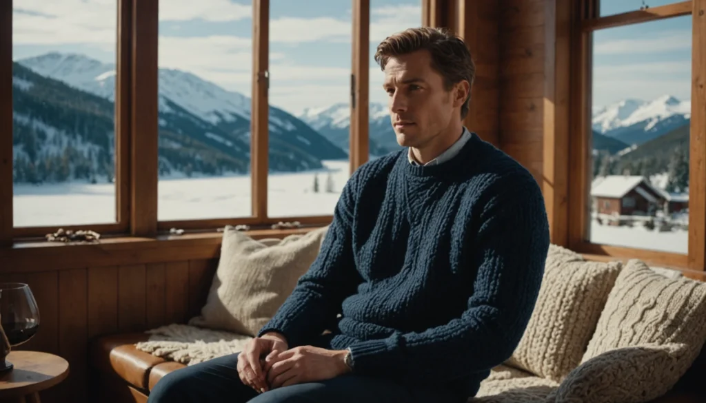 pull chaud homme laine