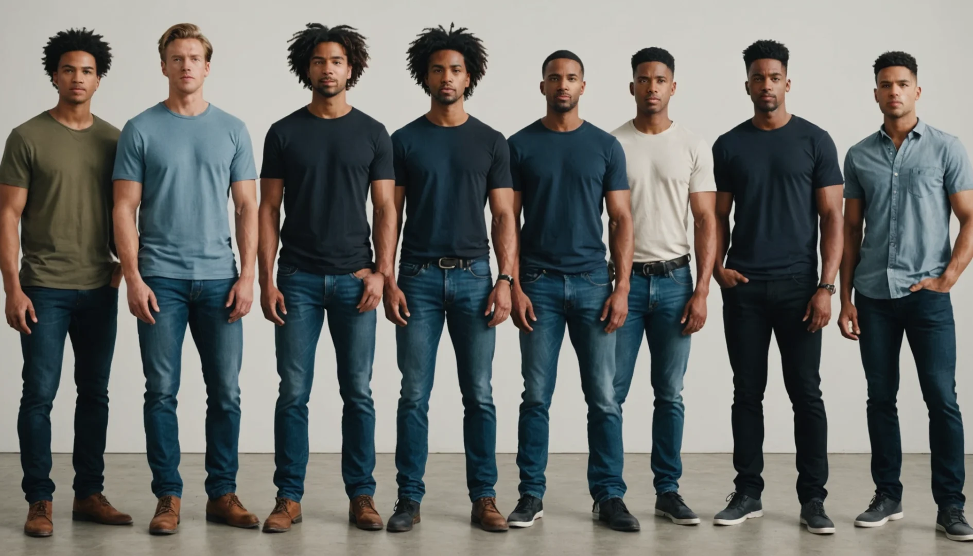 différentes coupes de jeans