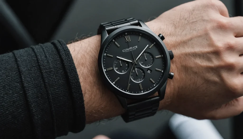 montre sans aiguille