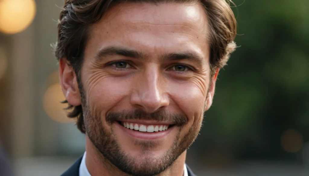 dentition parfaite homme