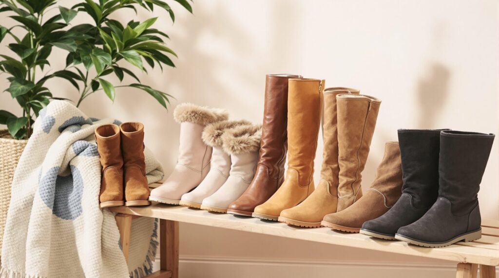 bottes confortables femme