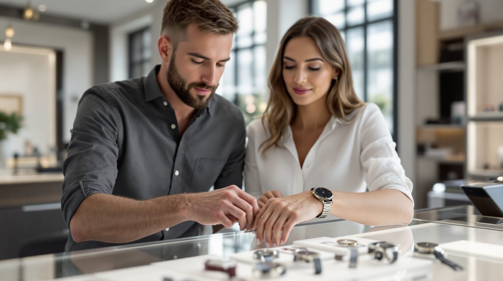 montre pour poignet fin
