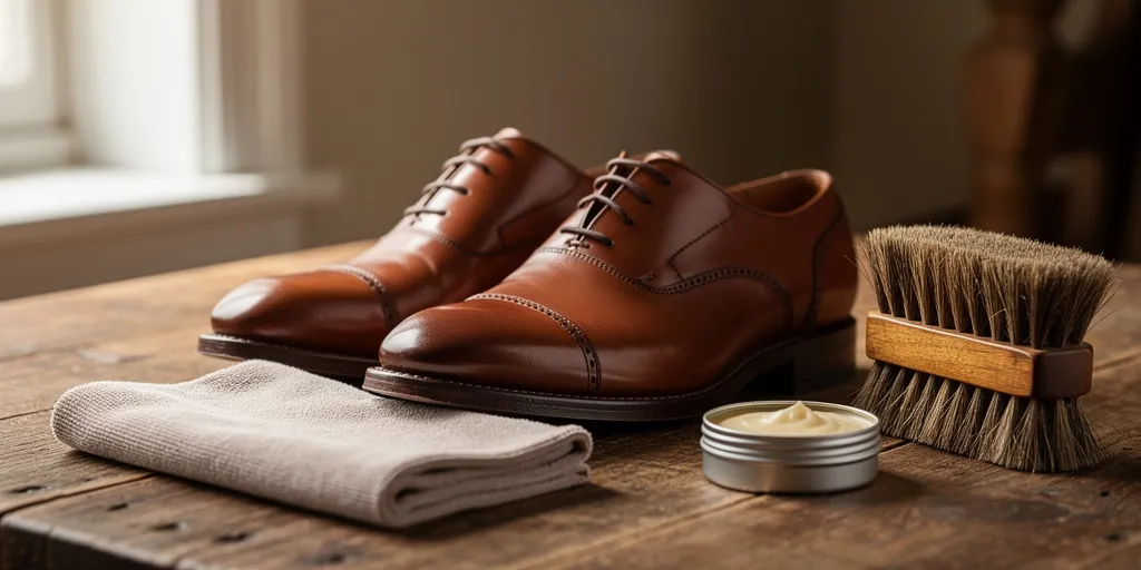 comment entretenir des chaussures en cuir