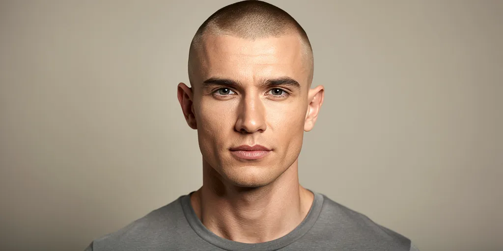 crâne rasé homme 5mm