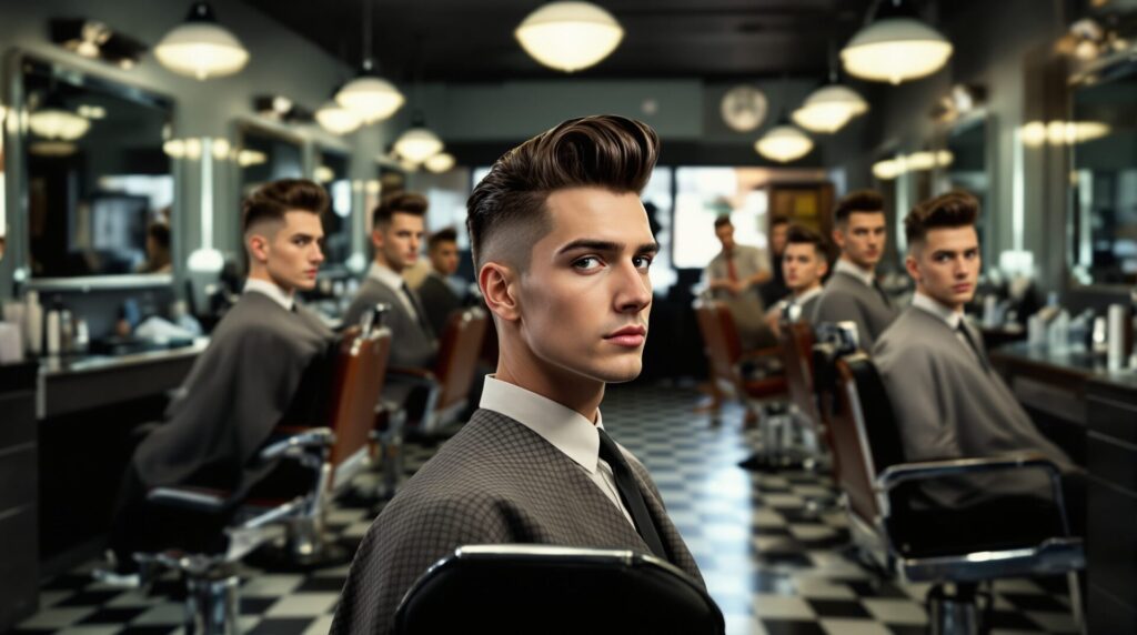 coupe de cheveux homme année 50