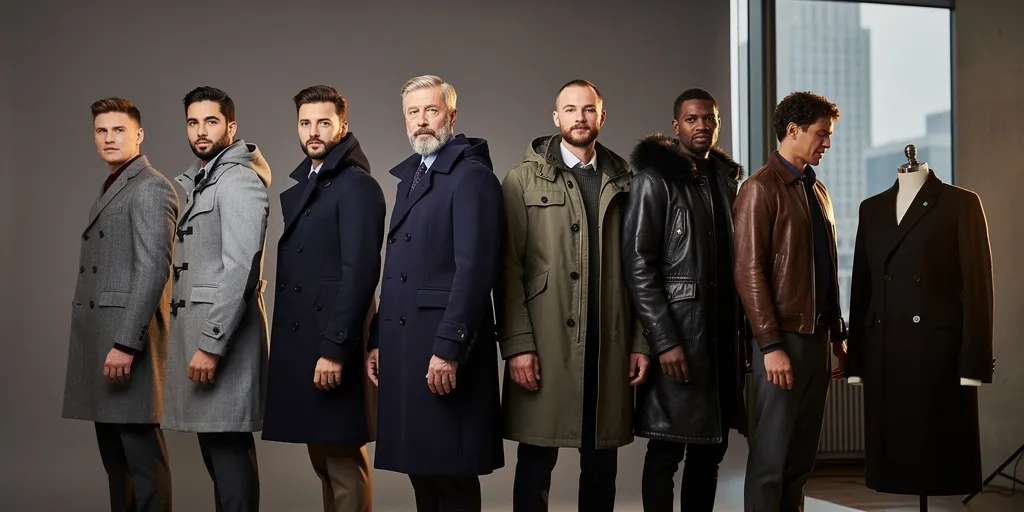 different type de manteau