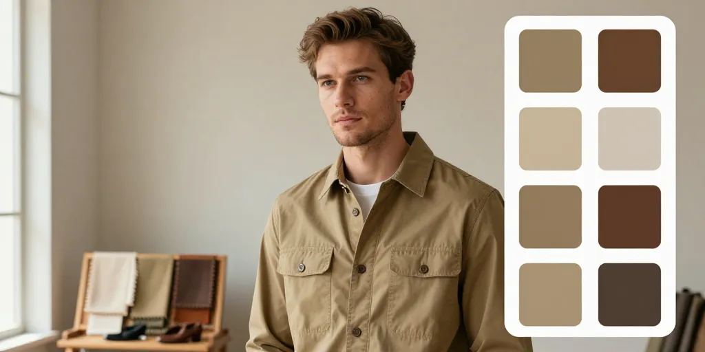 associer couleur kaki