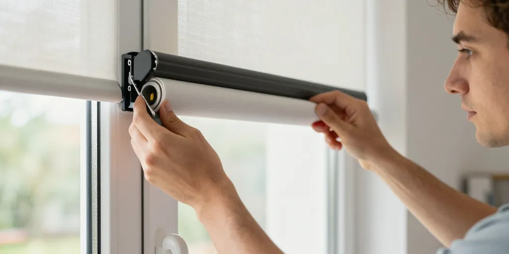 comment démonter un store enrouleur