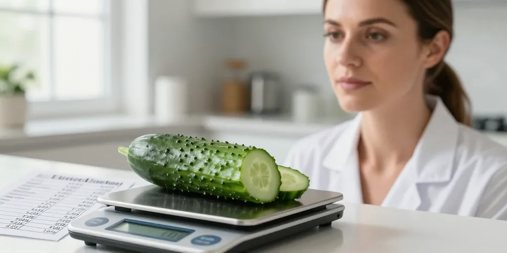 calories d'un concombre