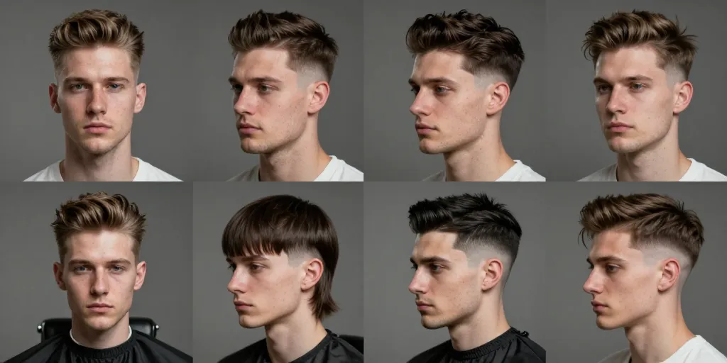 coupe de cheveux pour visage long homme