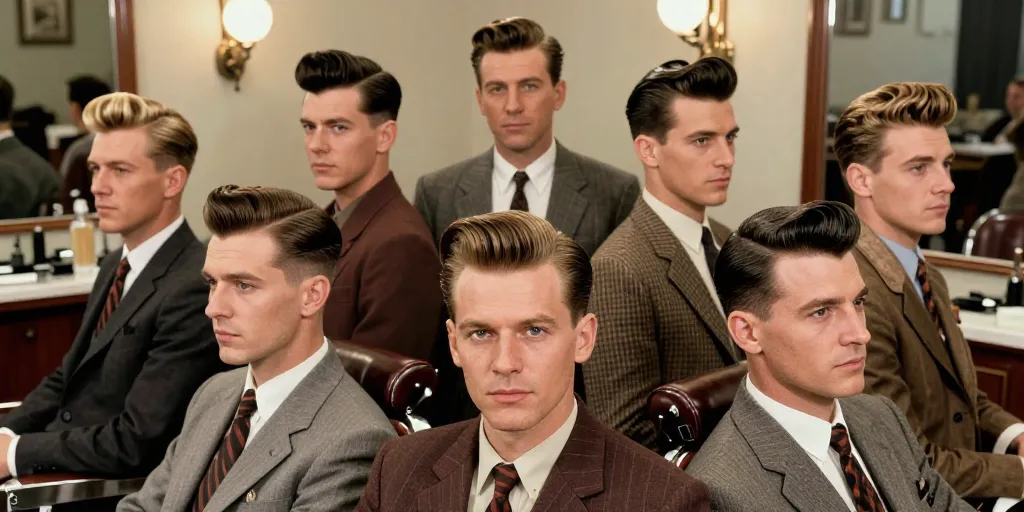 coupe de cheveux homme année 50