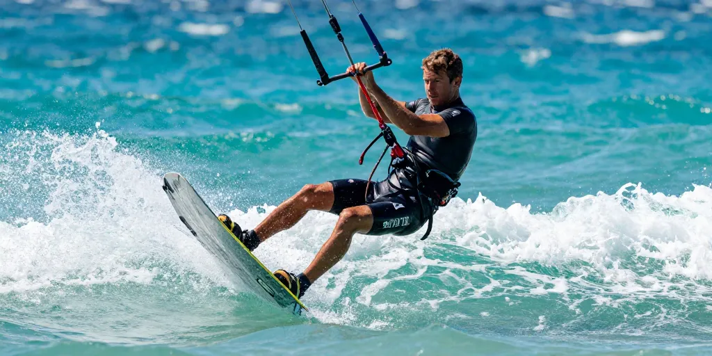 kitesurf saut