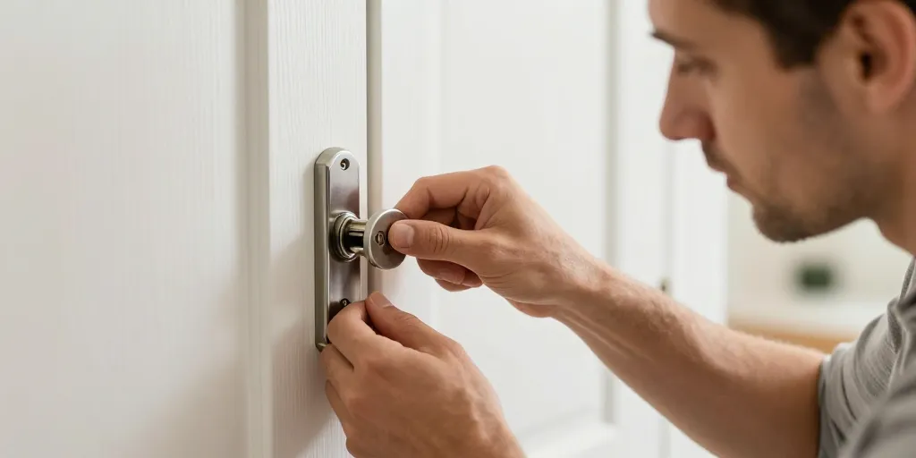serrure difficile à ouvrir