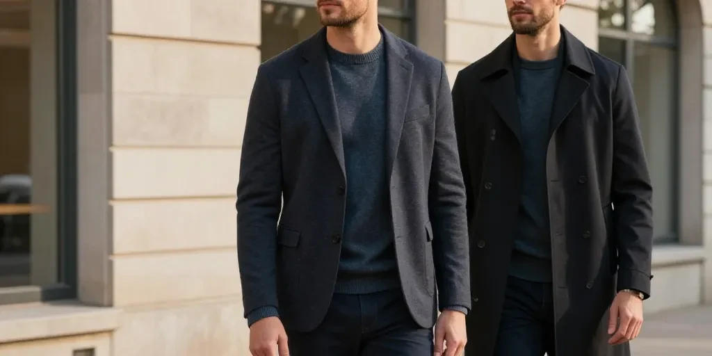 tenue homme chic décontracté hiver